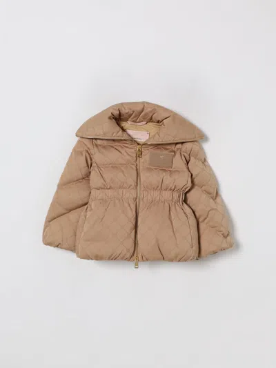 Elisabetta Franchi La Mia Bambina Jacket  Kids Color Honey In Brown