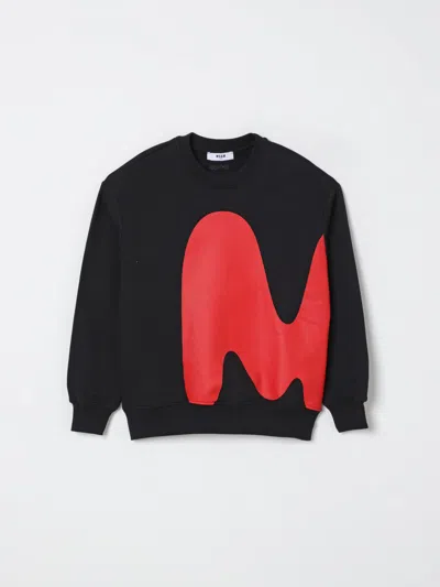 Msgm Abstract-print Sweatshirt In Animal Print
