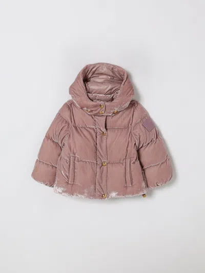 Elisabetta Franchi La Mia Bambina Jacket  Kids Color Beige In Brown