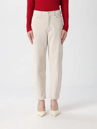 Liu •jo Pants Liu Jo Woman Color Yellow Cream In White