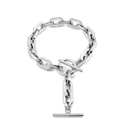 Mg Jewelry Women's Dominion Bracelet - Silver In Silver
