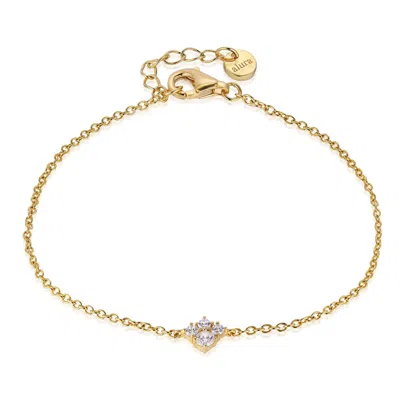 Alura Copenhagen Jewellery Women's Gold Gaia - Flower Dahlia Bracelet In Gold