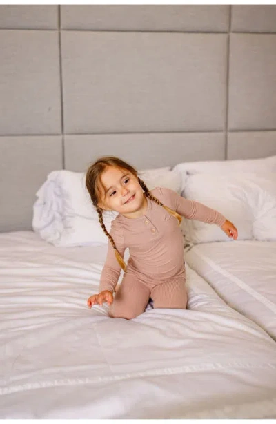 Pouf Girls Henley Pj In Multi