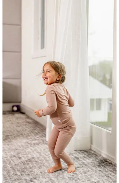 Pouf Girls Henley Pj In Multi