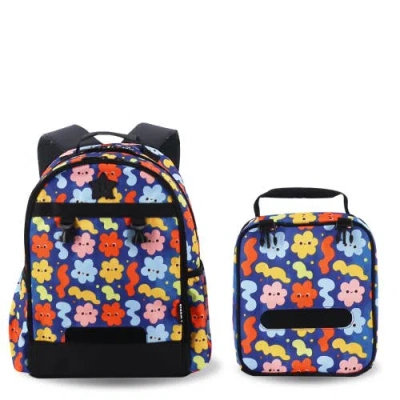 J World Duet Kid's 16" Backpack With Detachable Lunch Box For School
