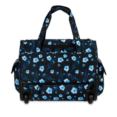 J World Donna Rolling Carry-on Tote With Laptop Sleeve For Travel And Work