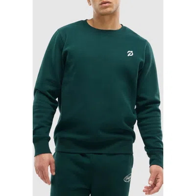 Peloton Soft Fleece Crewneck Sweatshirt In Green