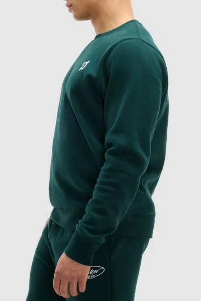 Peloton Soft Fleece Crewneck Sweatshirt In Green