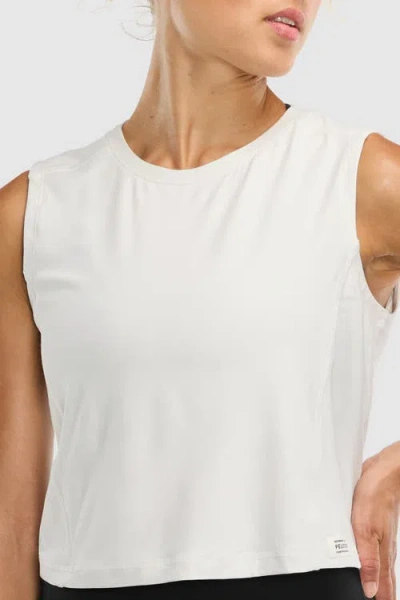Peloton Dreamblend Crewneck Muscle Tee In Neutral