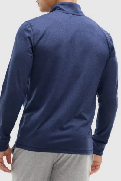 Peloton Dreamblend Snap Placket Pullover In Blue