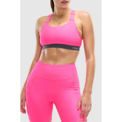 Peloton Enhanced Support Racerback Bra In Pink