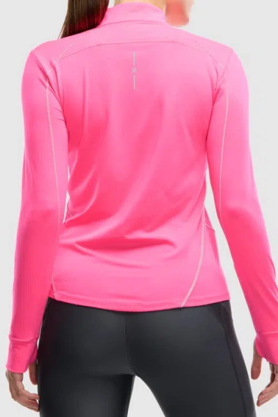 Peloton Active Brushed Jersey ¼ Zip In Multi
