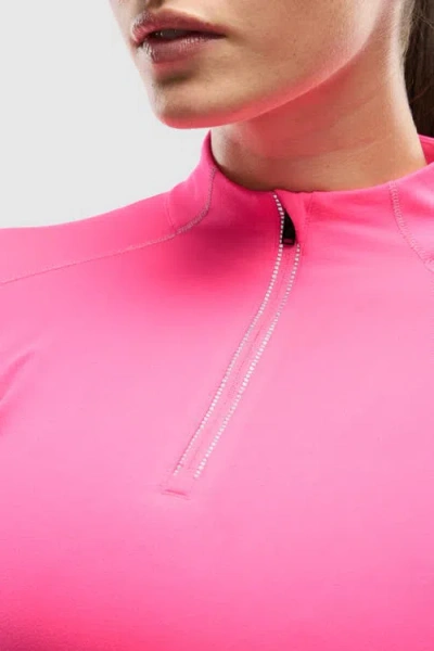 Peloton Active Brushed Jersey ¼ Zip In Multi