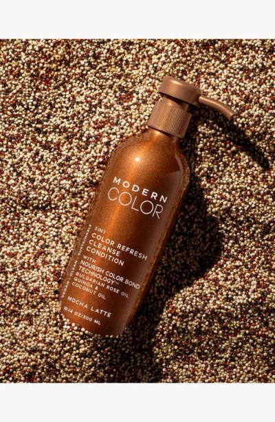 Modern Color Mocha Latte 3-in-1 Hair Color Refresh Cleanse Conditioner