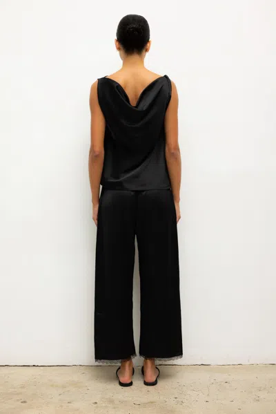 Leset Barb Shell Top In Black