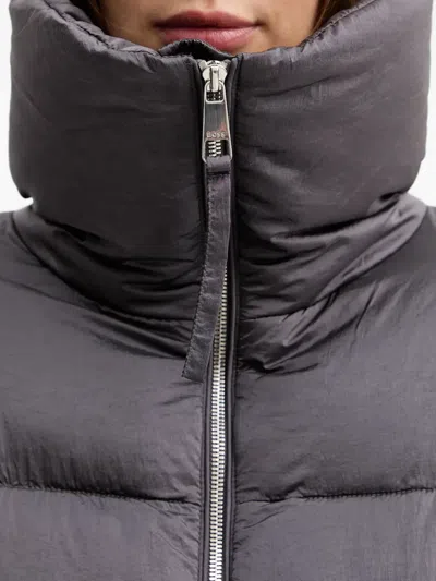 Hugo Boss Jacket Boss Woman Color Plum In Gray