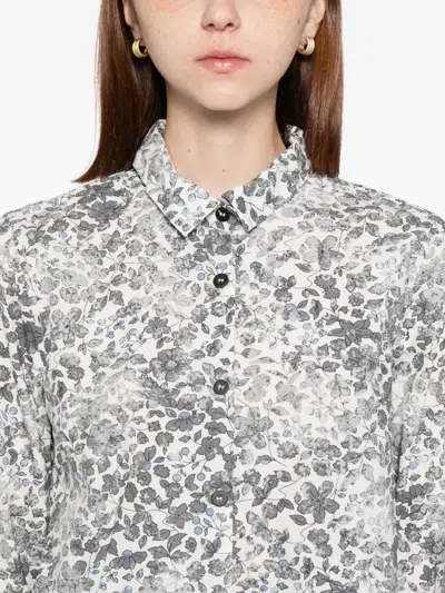 Bergfabel Floral-print Shirt In Multi