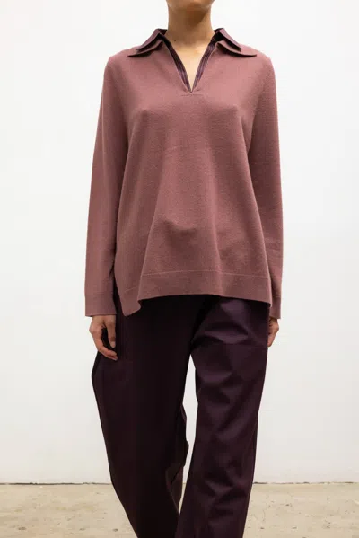 Leset Zoe Yoshi Polo Shirt In Pink