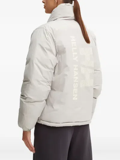 Helly Hansen Yu 23 Reversible Logo-print Jacket In Neutral