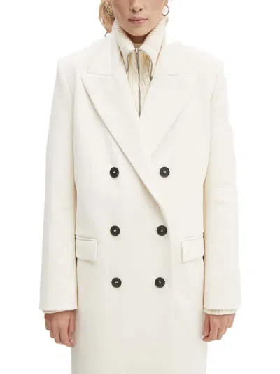 Iro Kirissa Double-breasted Coat In Neutral