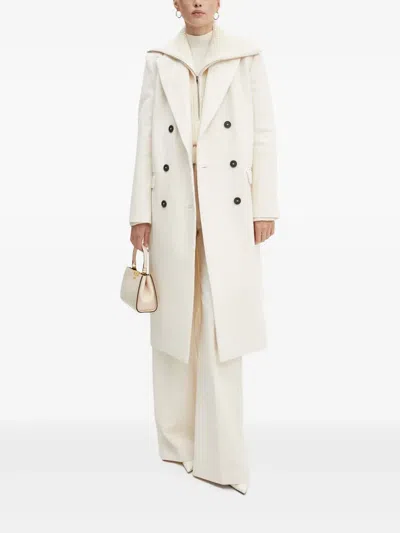 Iro Kirissa Double-breasted Coat In Neutral