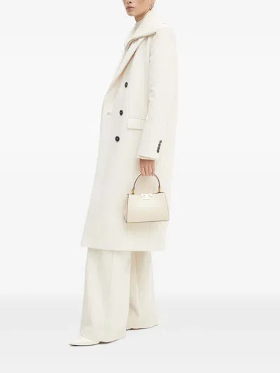 Iro Kirissa Double-breasted Coat In Neutral