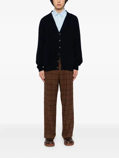 Bless Sphere-pad Cardigan In Blue