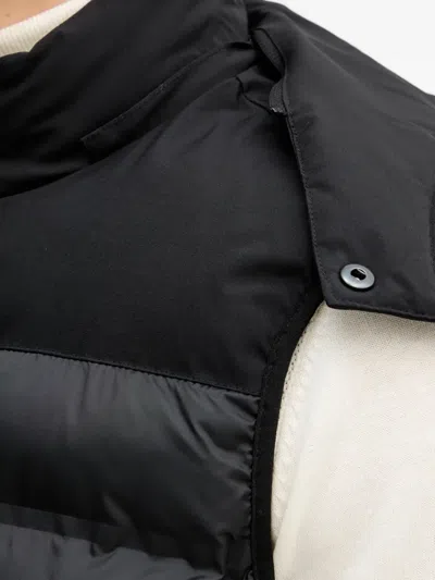 Karl Lagerfeld Hooded Gilet In Black