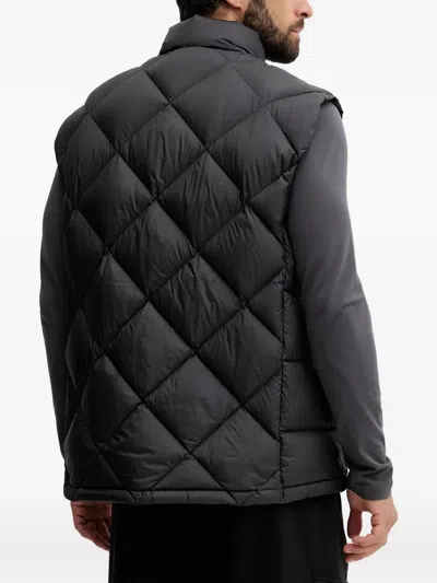 Ea7 Downjacket With Logo Print In Multi