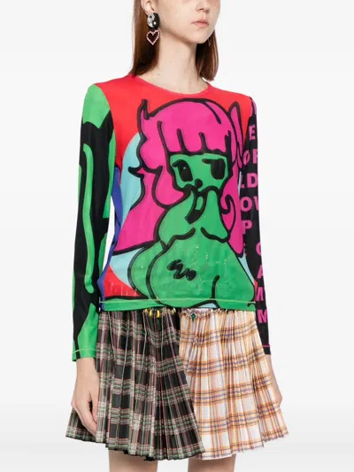 Chopova Lowena Graphic-print Top In Multi