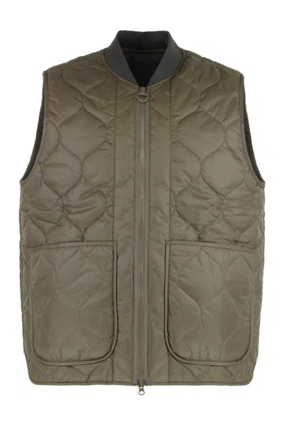 Barbour Gilet Re-engineered Utility Liddesdale In Green