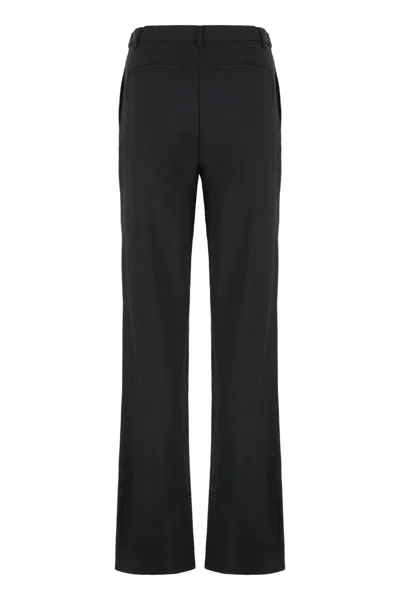 Les Filles D'eva Pants Made Of Wool In Black