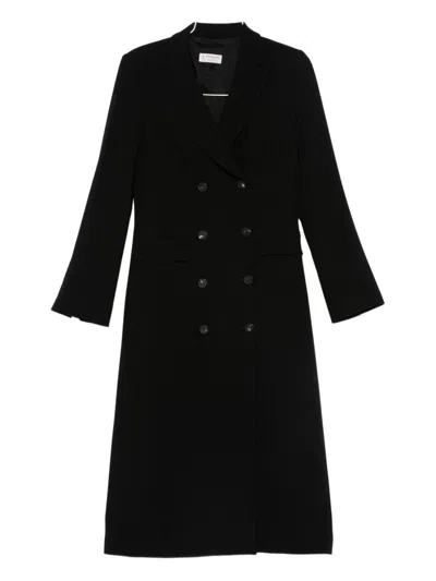 Alberto Biani Double-breasted Midi Dress In Black