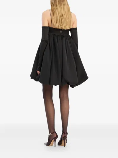 Rotate Birger Christensen Bubble Midi Dress In Animal Print