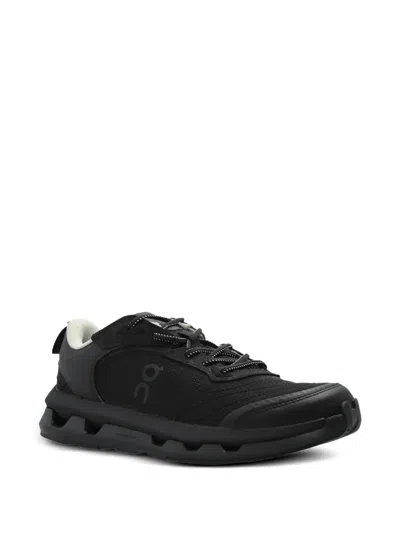 On Logo-print Lace-up Sneakers In Black