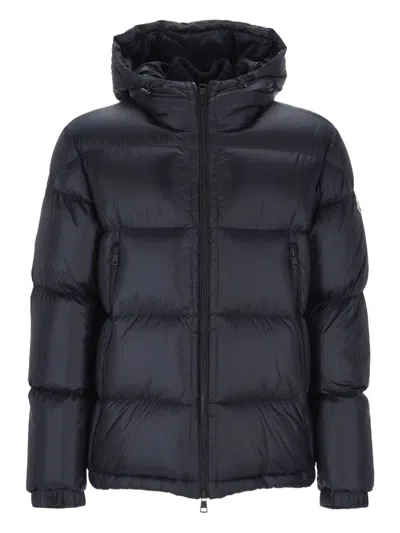 Moncler Hooded Zip Jacket In Black