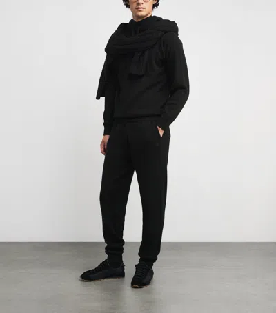 Harrods Cashmere Sweatpants In Black
