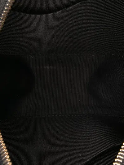 Pre-owned Chanel 2019 Quilted Lambskin Egyptian Amulet Charms Round Clutch With Chain Crossbody Bag In Black