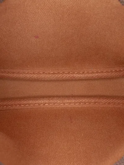 Pre-owned Louis Vuitton 2021 Monogram Mini Pochette Accessoires Handbag In Brown