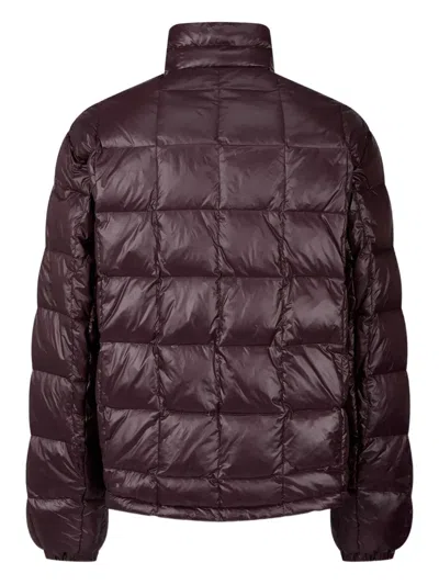 Studio Tomboy Square-pattern Padded Jacket In Brown