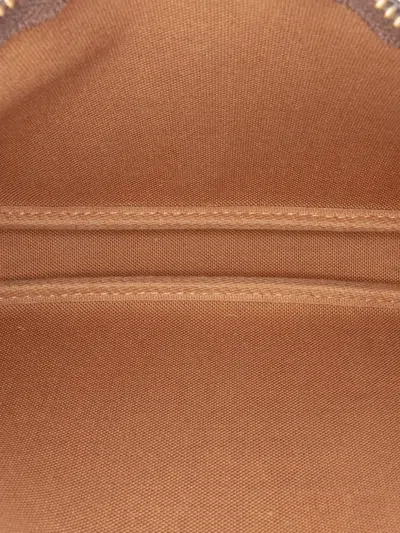 Pre-owned Louis Vuitton 2000 Monogram Pochette Accessoires Shoulder Bag In Brown