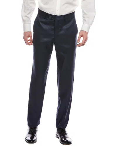 Scotch & Soda Solid Basic Amsterdam Trouser In Blue