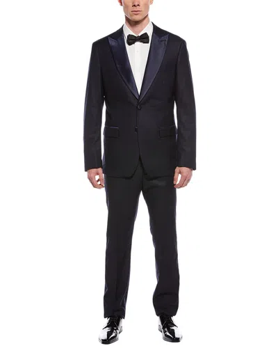 Scotch & Soda 2pc Modern Fit Tuxedo Suit In Blue
