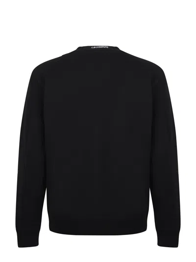 C.p. Company Cotton Sweatshirt In Black