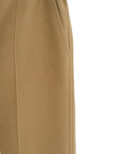 Moncler Grenoble Trousers Beige In Brown