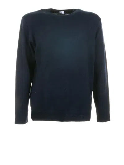 Aspesi Crew-neck Sweater In Blue