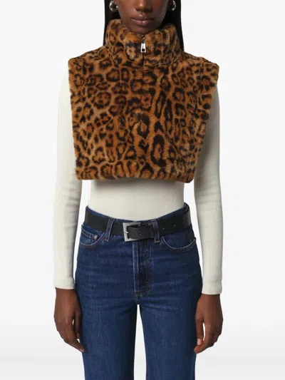 JAMIE DICKEY 豹纹披肩