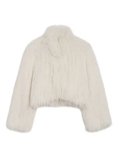 Apparis Ginette Fringed Jacket In Neutral