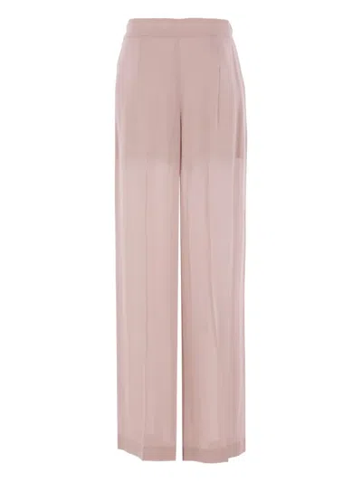 Alberta Ferretti Pleated Trousers In Pink