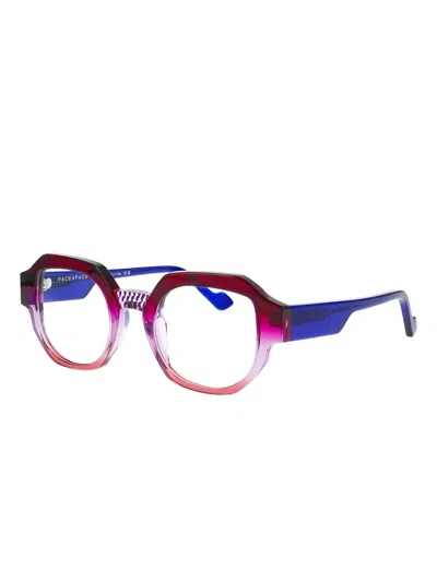 Face À Face Geometric-frame Glasses In Multi